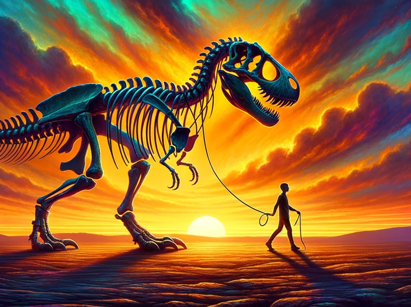 Canvas Wall Art Home Decor - Ancient Pet Walk