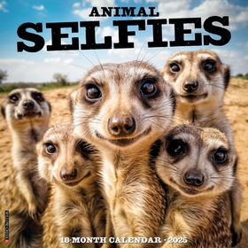 Animal Selfies 2025 12 X 12 Wall Calendar | Shop Today. Get it Tomorrow