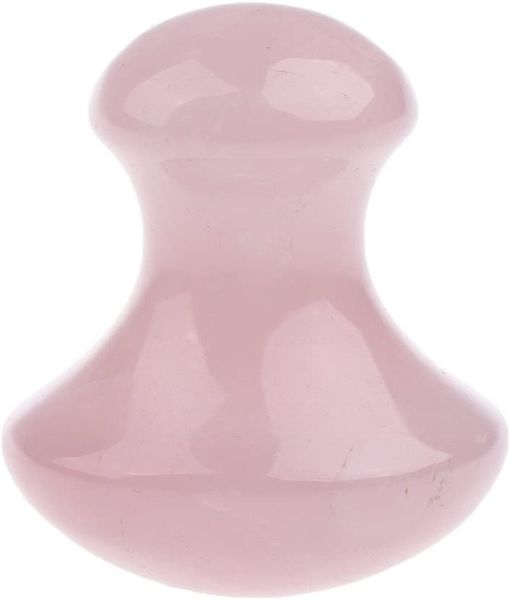 Soul Beauty Rose Quartz Gua Sha Mushroom