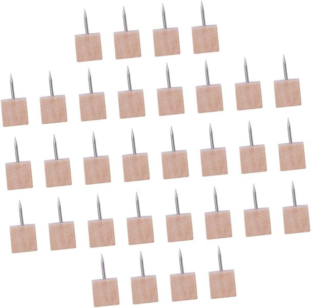 50pcs Push Pin Square Shape Set Photo Picture Pushpin for Tack Decorative