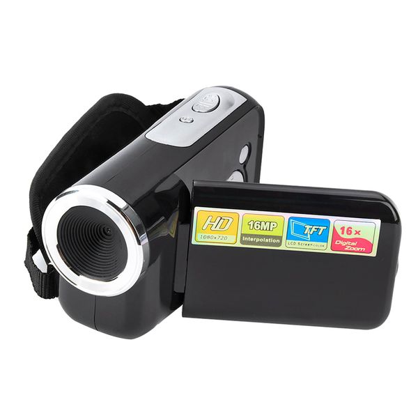 Portable Kids HD Digital Video Camera Toy Black