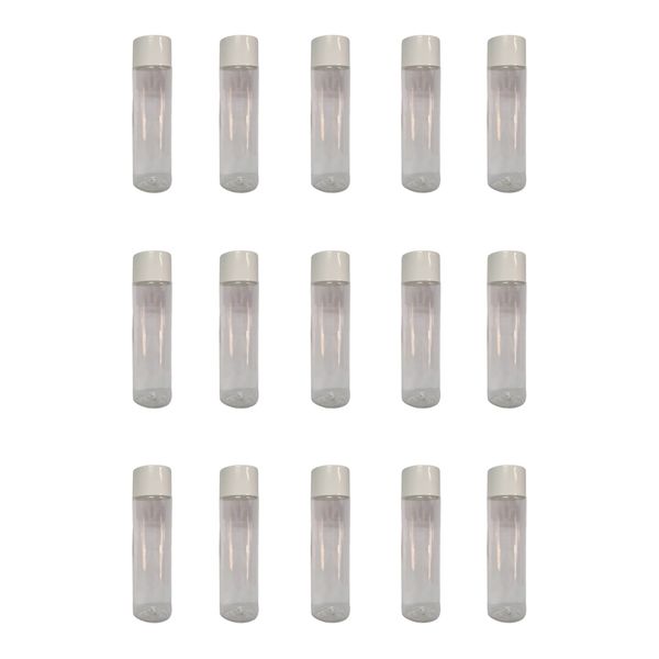 15 Pack 200ml Refillable Tissue Oil Bottles with Insert &amp; Cap - Bulk Value