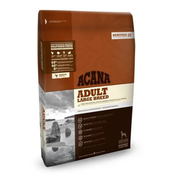 ACANA Heritage Large Breed Adult Dog Food (17kg)