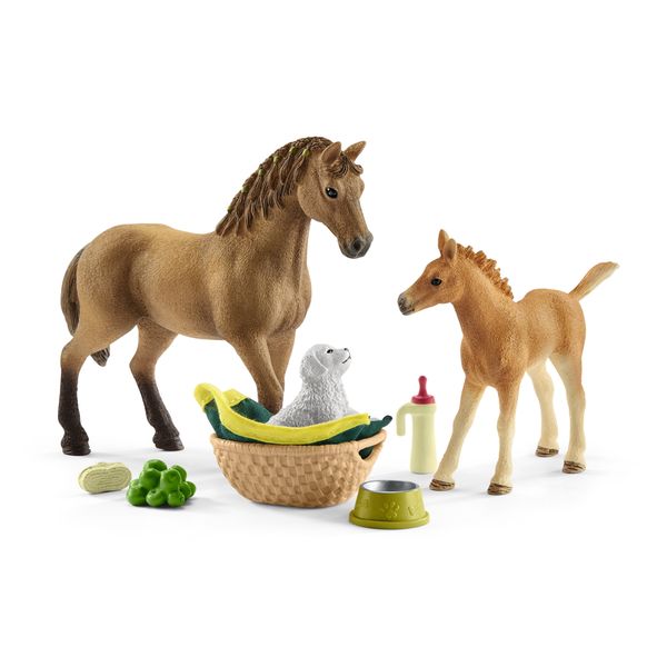 Schleich Horse Club - Sarah's baby animal care