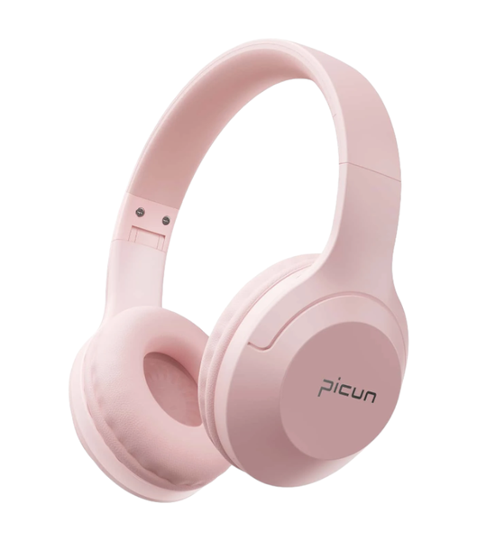 PICUN - B-01S - Foldable Smart Wireless Music Headphones - Pink