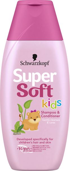 Schwarzkopf SuperSoft Kids - Girl Shampoo and Conditioner 250ml