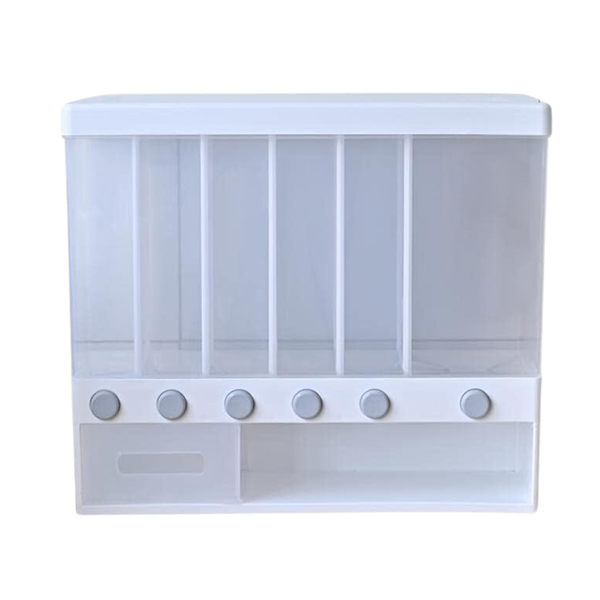 Wall Mounted Grain and Cereal Storage Dispenser Kitchen Organiser
