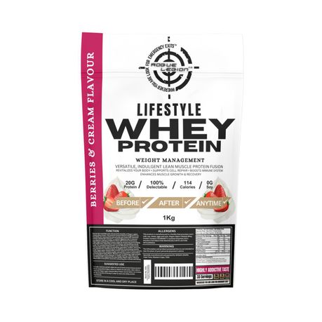 Rogue Legion Lifestyle Whey Protein -1kg - Berries & Cream