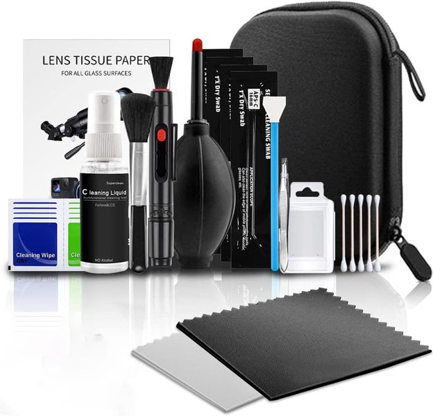 16Pcs SLR Camera Lens Cleaning Kit Digital Blower Pen Cloth Phone Laptop
