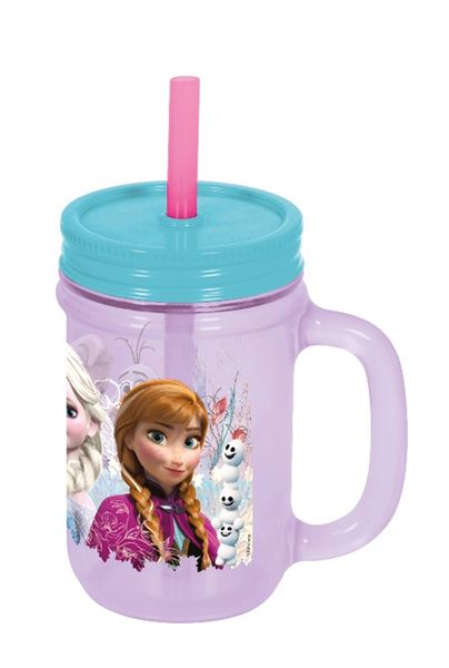 Disney Frozen2 Tumbler Sippy Cup Mason Jar