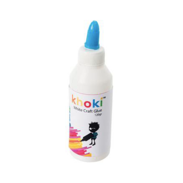 Khoki Stationary- White Craft Glue 120ml- Pack Of 3