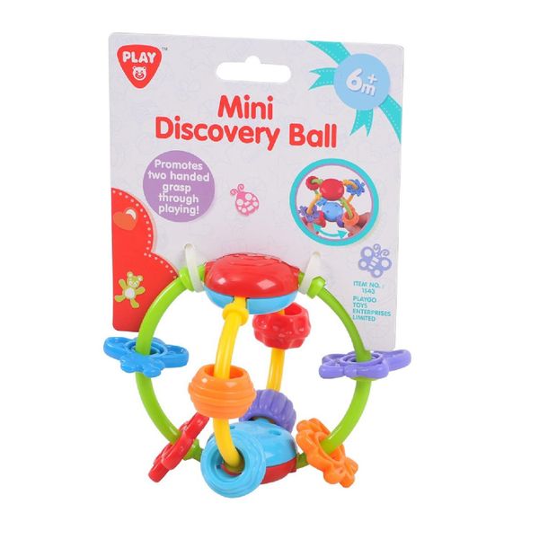 PlayGo Mini Discovery Sensory Baby Ball Toy with Texture &amp; Colour age 6m+