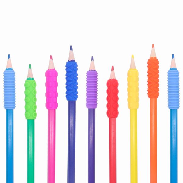 24 Pcs Pencil Grips Suitable for Everyone for ADHD, Autism &amp; Stress Relief