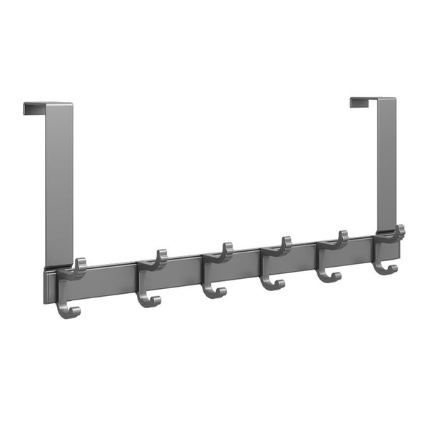 Over The Door Coat Racks with 12 Hooks for Hanging Clothes Towels
