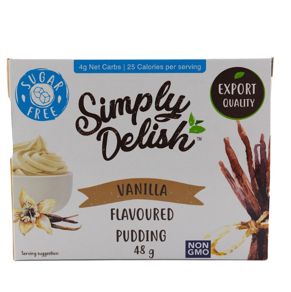 Simply Delish - Natural - Vanilla - Instant Pudding - 24 Pack