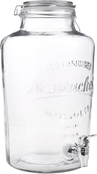 Dispense SQ Jar with Lid/Tap 4Litre