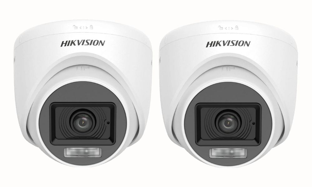 Hikvision Smart Hybrid Light Turret Camera - Set of 2 - SBR Combo Deal
