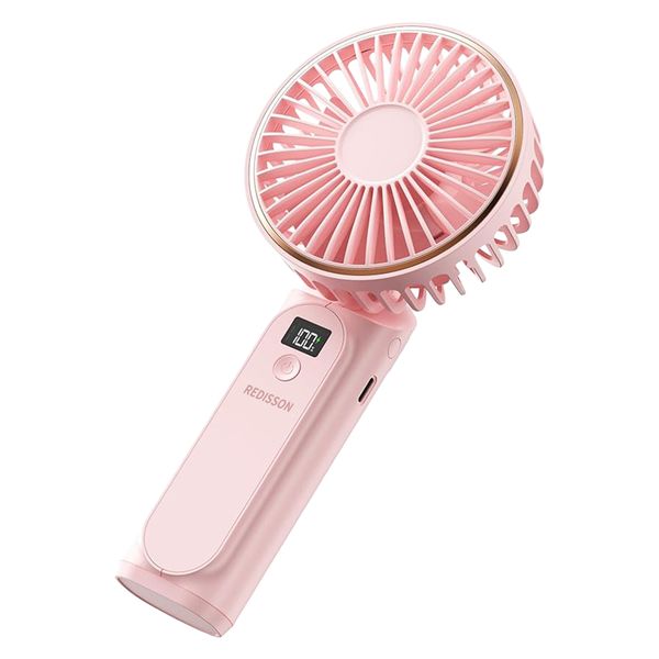 10000mAh USB Foldable Personal Fan Display Electricity in Real Time