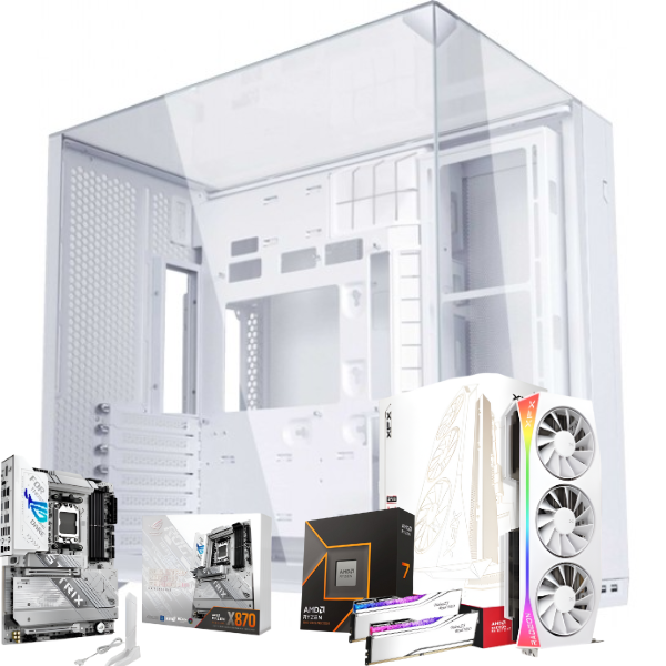 [Pre Built] Liquid Cooled RX 7900 XT AMD Ryzen 7 9700X "ZenithWhite