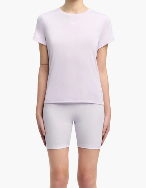 Reebok Light Purple Women Sports/Casual T-shirt