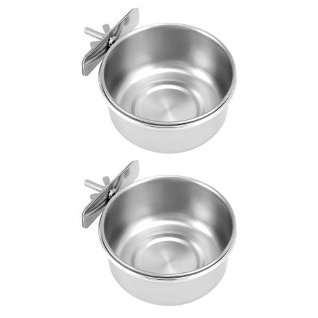 2 Pieces Bird Feeding Cups with Wing Nut - 4 x1.8in/10x4.5cm Image