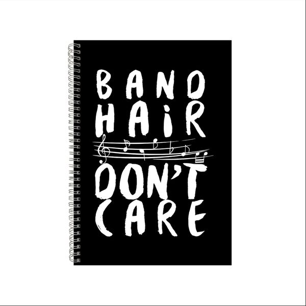 Band Hair Notebook Musician Gift Idea Writing Book A4 Notepad Pad 23