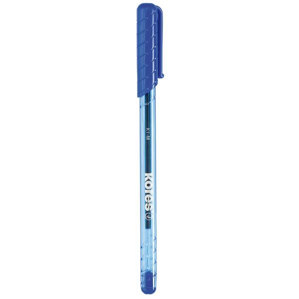 Kores - Triangular Ballpoint Pen Set Of 6 - Blue