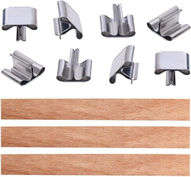 Wooden Candle Wick Set 10pcs