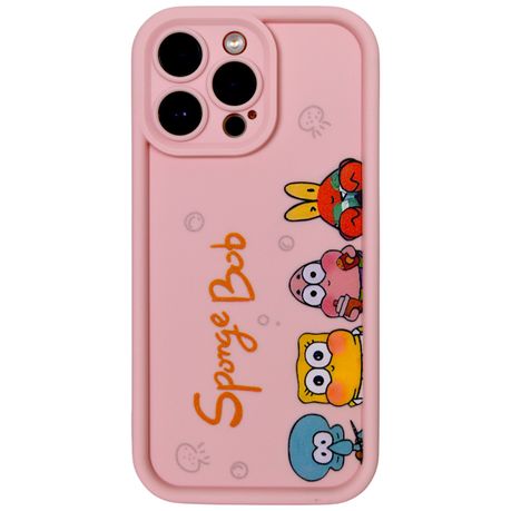 Phone Case with Baby Spongebob Design - Iphone 14 Pro Max - Pink Image