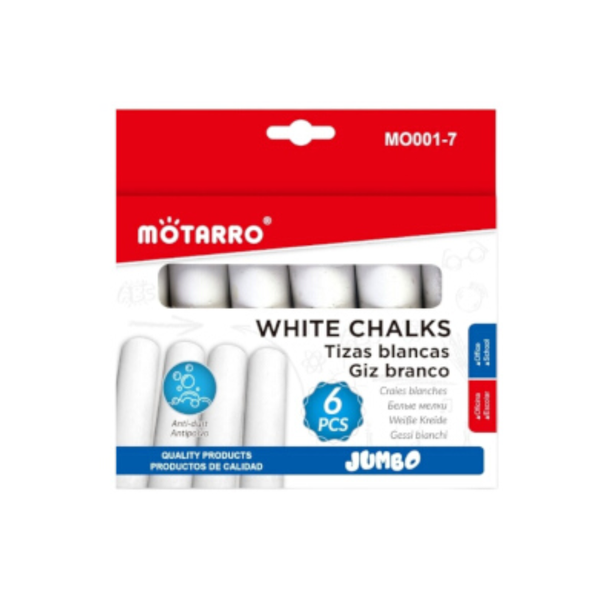 Motarro Jumbo Chalk 10cm 6PCS
