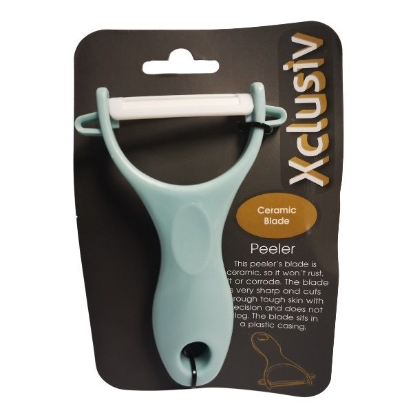 Xclusiv - Peeler (Ceramic Blade) - Food Peeler for Food, Fruit &amp; Vegetables