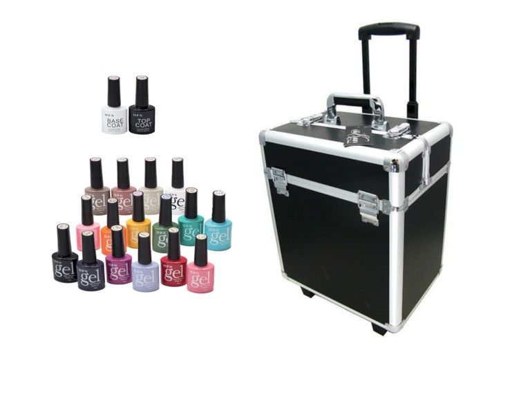 19PCS Gel Nail Polish with a Storage Cosmetic Case
