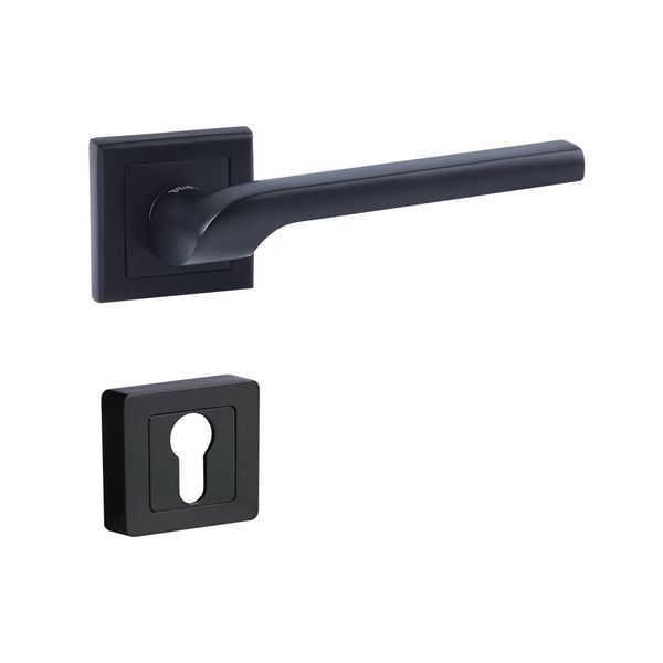 Yale Matte Black Siena Cylinder Handles