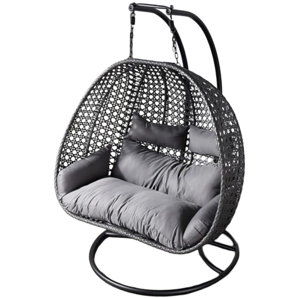 Outdoor Double Seat Chair - Rattan, Patio, Garden