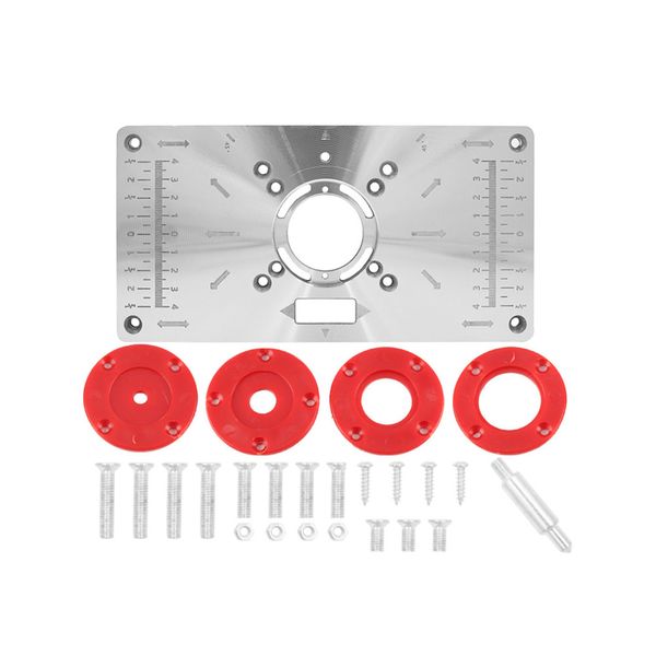 Router Table Insert Plate Aluminum Router Plate for Woodworking