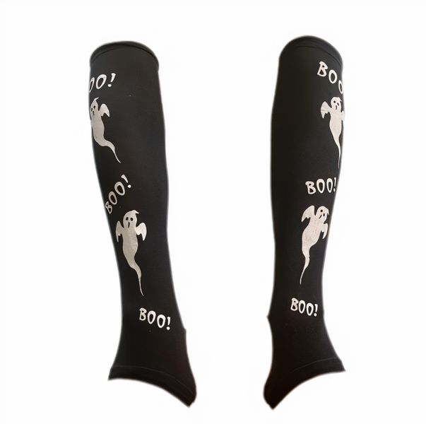 Halloween Ghost Fingerless Arm Warmers Gloves
