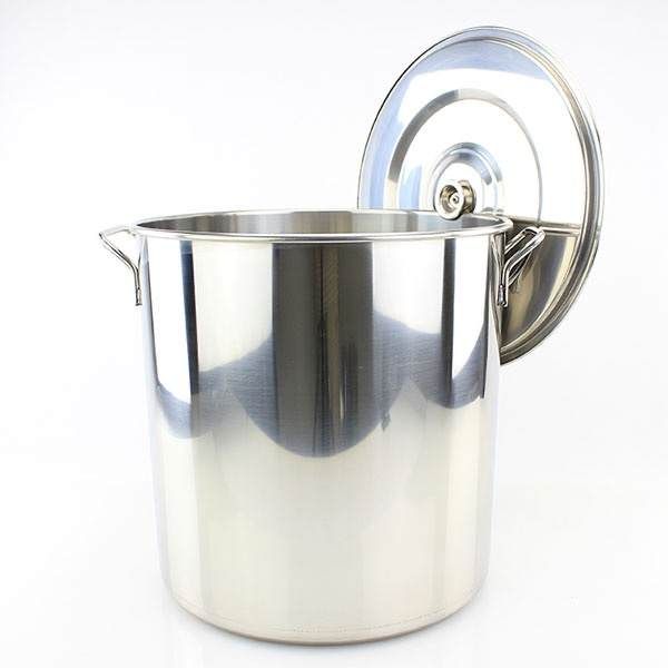 Stock Pot Combo Set Stainless Steel - 21ltr &amp; 34ltr