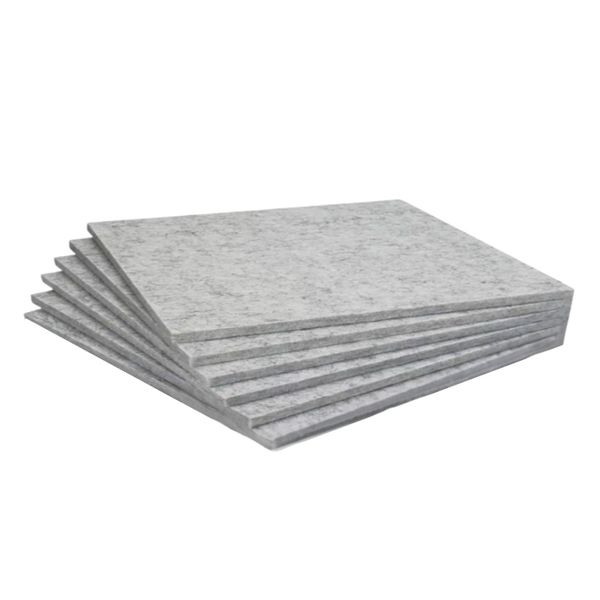 Acoustic Panels Echo-Less Polyester Fibre+ Light Grey 60×30cm (Pack of 6)