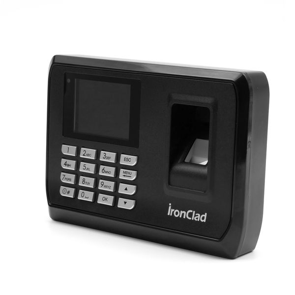 IronClad Fingerprint Employee Time Attendance Machine and Battery Backup