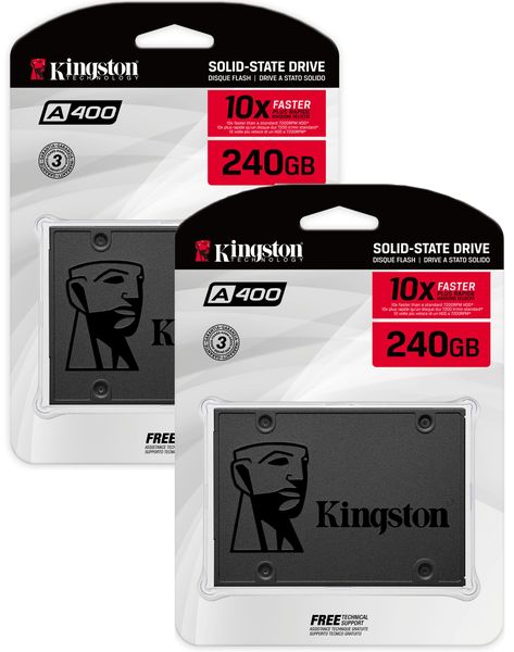 Kingston 240GB 2.5 SATA SSD - Pack of 2