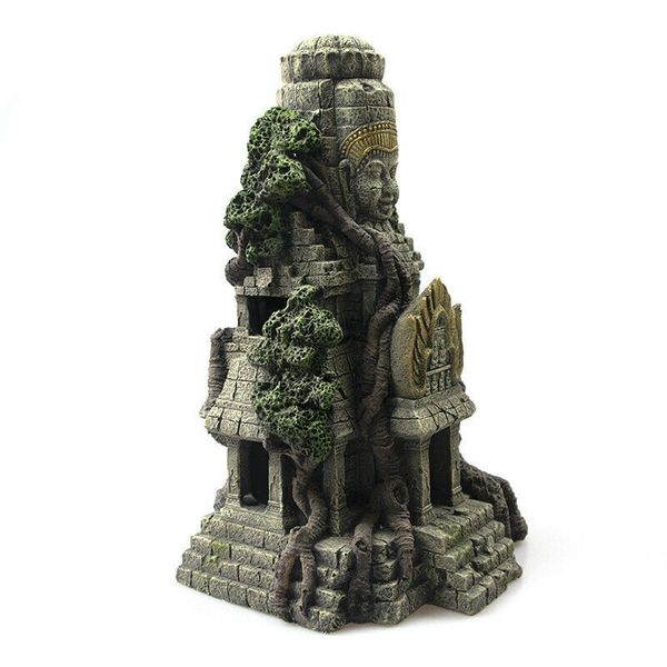 Home Aquarium Ornament Resin Figurines Aquarium Ornament Accessories