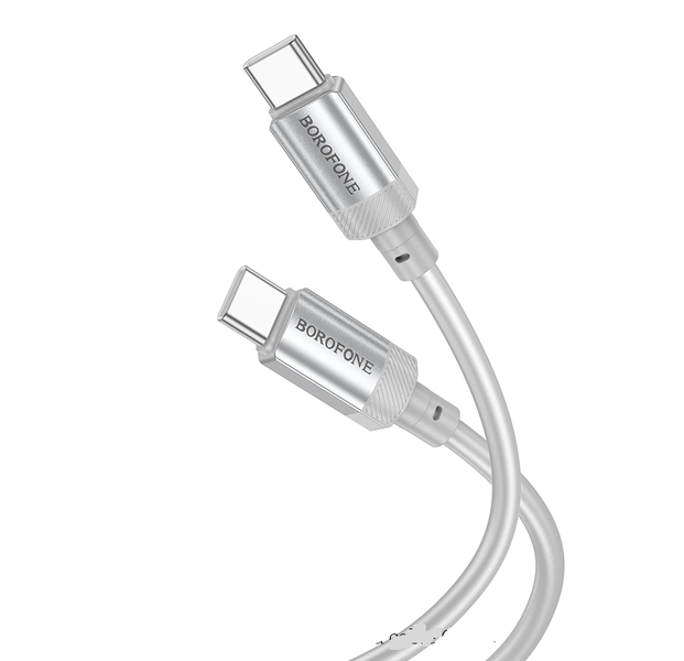 Borofone X108 1 m Silicone 60W Fast-Charge Data Cable, USB-C to USB-C
