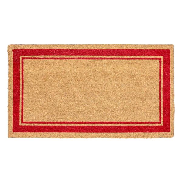 Doormat Coco Damien Red 50x90cm Inspire