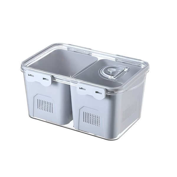 2 Inner Basket Refrigerator Storage Box Organizer - 25.9 x 18 x 15.2cm