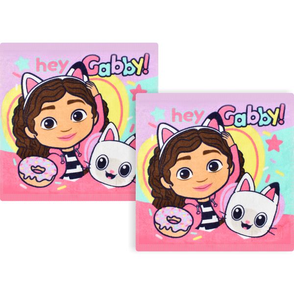 GABBY'S By Dreamworks Official Licensed Kids Cotton Face Cloth - 2-pack