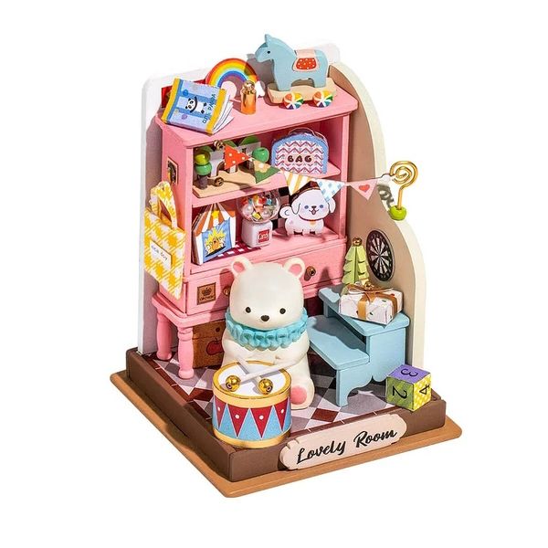Robotime Miniature DIY House - Childhood - 68pcs