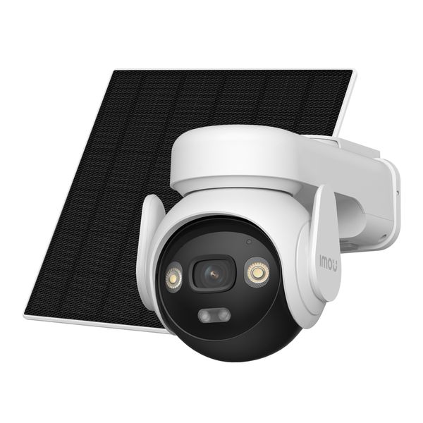 IMOU AOV 3K 4G &amp; Wi-Fi Dual PT Battery Security Camera with 5W Solar Panel