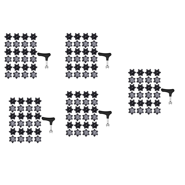 25Pcs Change Studs Universal Anti Skid Golf Shoes With Golf Spike