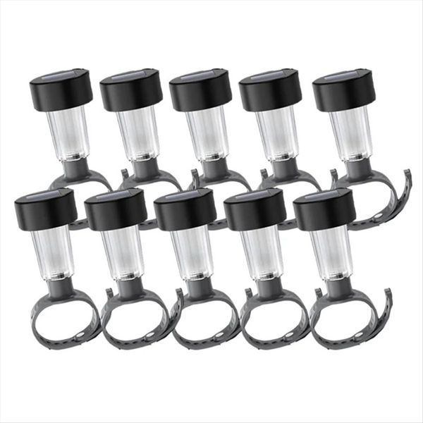 10 Packs Led Solar Lamp Waterproof Pool Lights Compatible with Universal