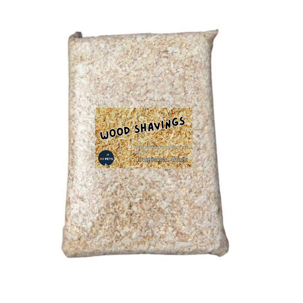 Wood shavings Bedding Single Compressed Block